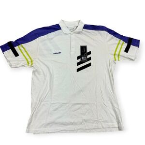 Vintage Adidas‎ Official ATP Tour Polo Shirt Men's XL White Tennis Climalite Y2K